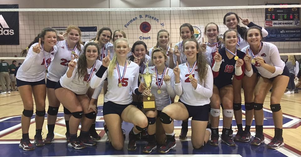 SCISA 2A Volleyball State Champs! Spartanburg Christian Academy